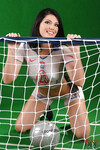Roxy Panther das sexy Fußballmädchen