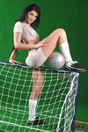 Roxy Panther das sexy Fußballmädchen
