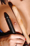 Black Angelica und der schwarze Dildo