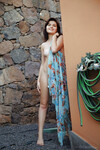 Flaca die haarige Muschi teen