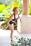 Jodi Taylor, das sportliche junge Mädchen