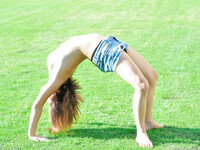 Stacey das flexible Mädchen