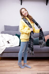 Adorable Young Babe Called Mirka Gets Boned In The Living Room