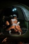 Alexis Fawx und Cecilia Lion haben Sex im Zelt