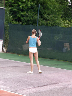 Heather Wild das sexy Tennismädchen